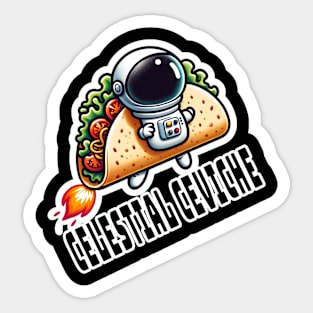 Astronaut Baby Taco Odyssey Sticker